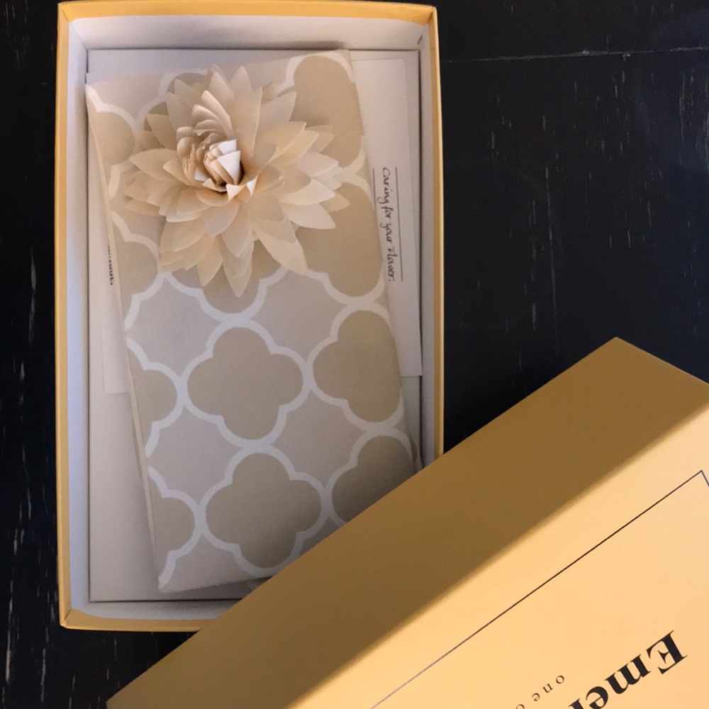 EmersonMade (Emerson Fry) flower pin and pouch